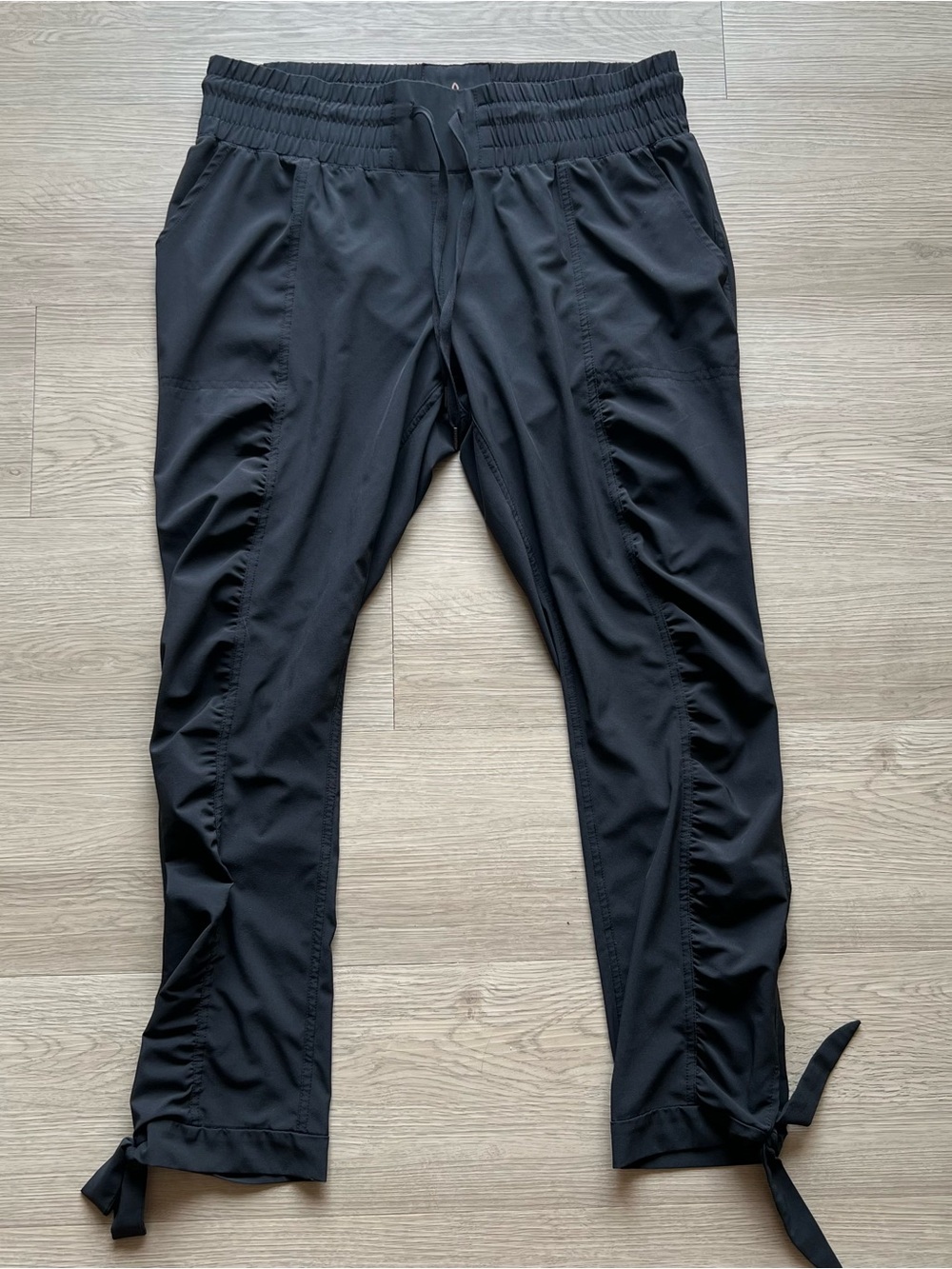 Prana Black Tie Crop Pants